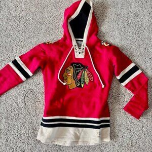 Women's Old Time Hockey Chicago Blackhawks Hockey Jersey Hoodie